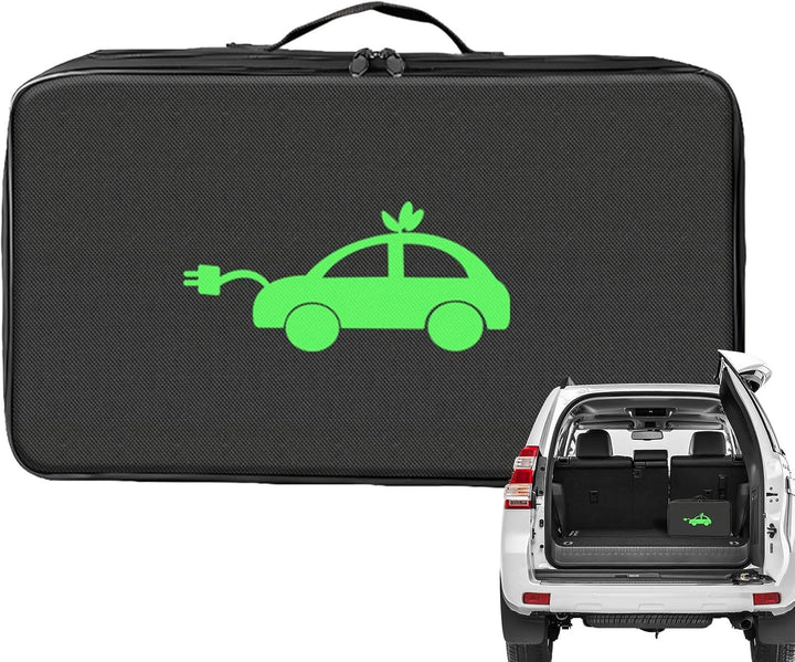 Aufbewahrungstasche für Elektrofahrzeugkabel, KFZ-Ladegerät-Organizer, wasserdichte EV-Kabeltasche,