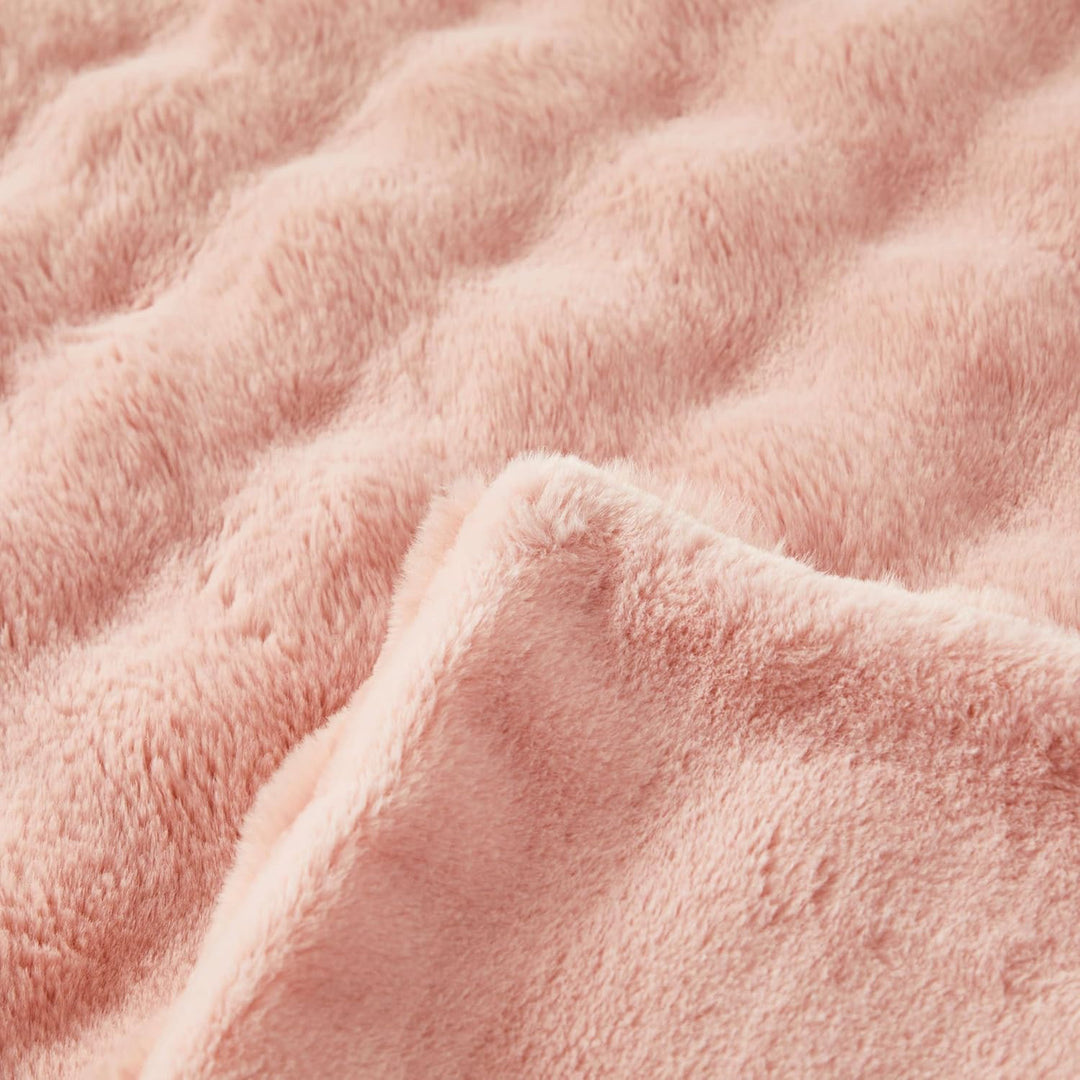Kuscheldecke Kaninchen Plüsch Flauschige Decke Soft Wohndecke Dick 1000GSM Flanell Decke Couchdecke