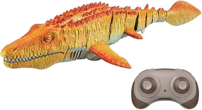 OBEST Ferngesteuertes Mosasaurus Boot, 2.4GHz RC Hai-Spielzeug, Shark Wasserspielzeug für Kinder Ele