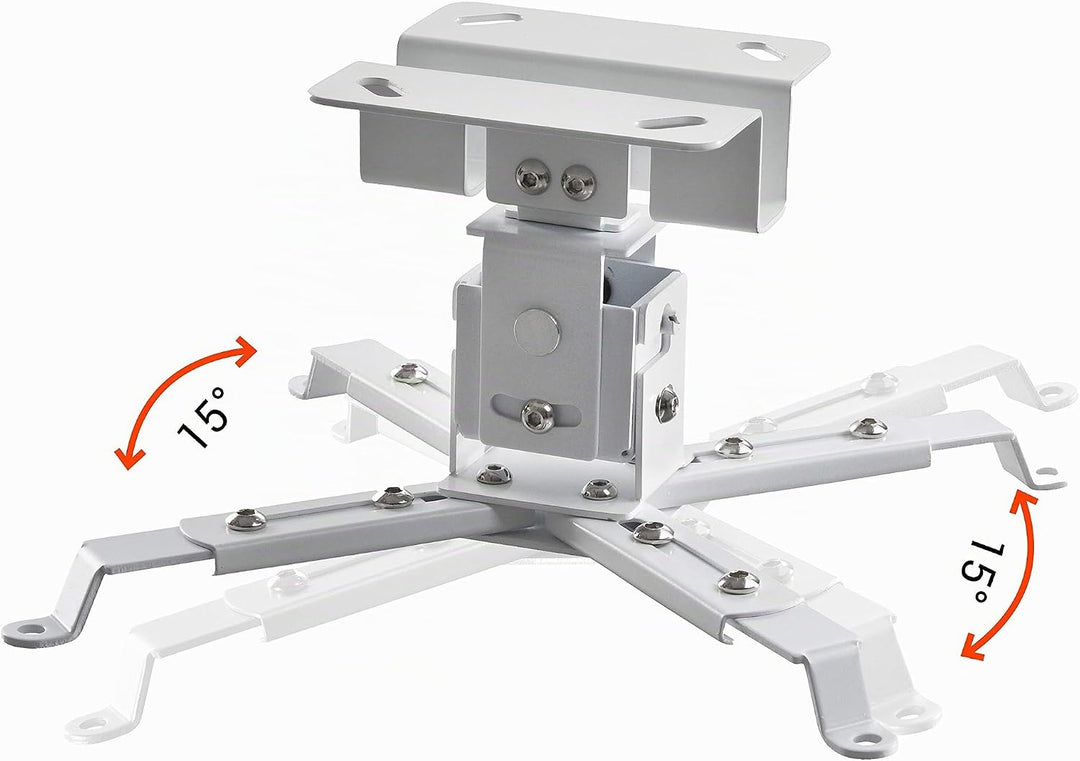 celexon universal Beamer-Decken-Halterung MultiCel1200W weiss Weiss Deckenabstand - 12 cm, Weiss Dec