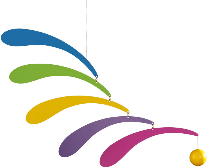 Flensted f005W Flowing Rhythm, Rainbow Mobile, Stahl, Mehrfarbig, 30x45cm