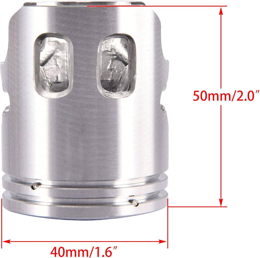 WOOSTAR 40mm Kolbenring Ersatz für 2 Takt 49ccm 50ccm 1994-2015 PW50 Y-Zinger Jog Moped Roller Dirt