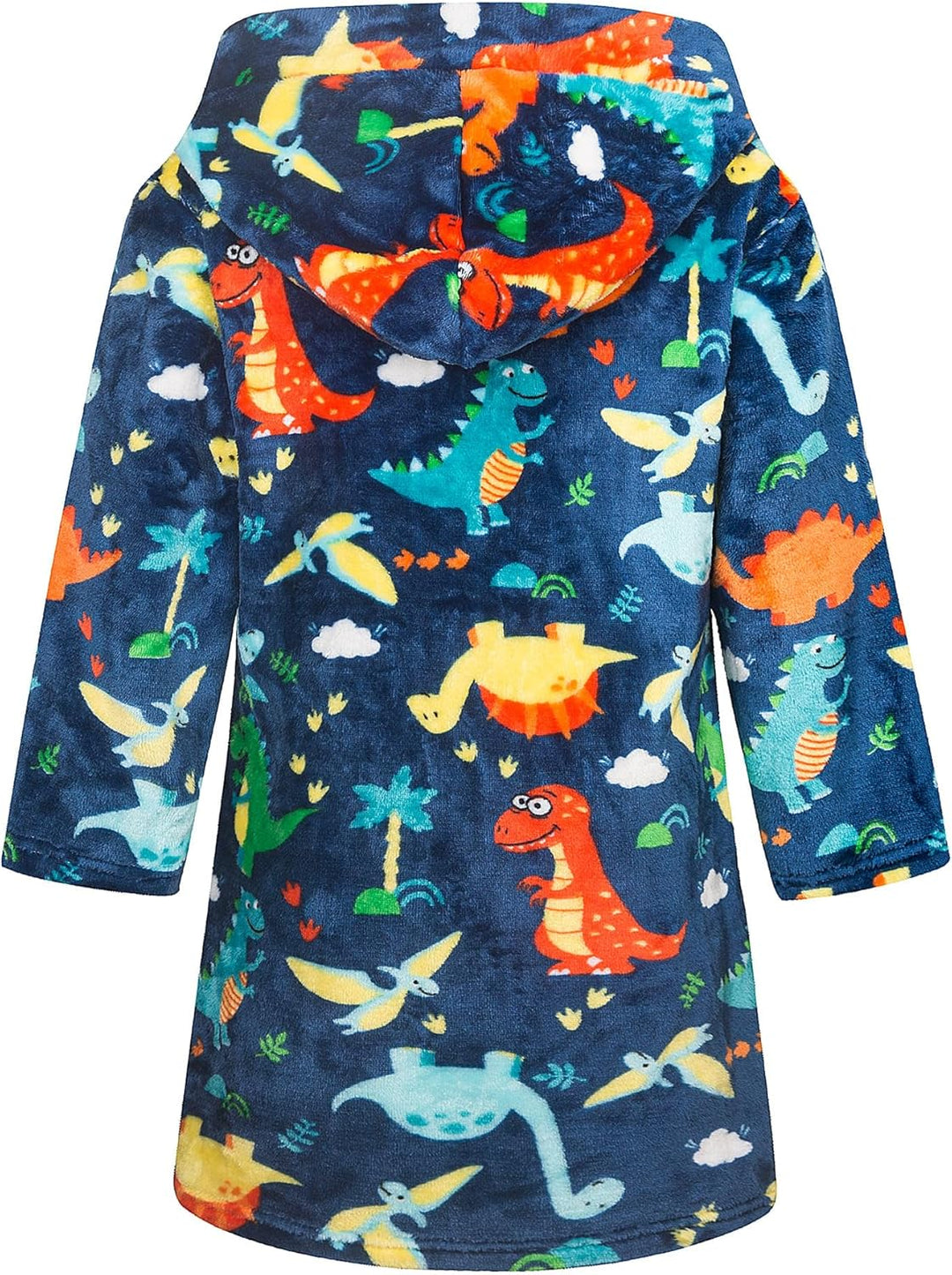 Baogaier Bademantel Kapuze Kinder Morgenmantel Flanell Nachtwäsche Robe Frottee Lange Ärmel Weiche S