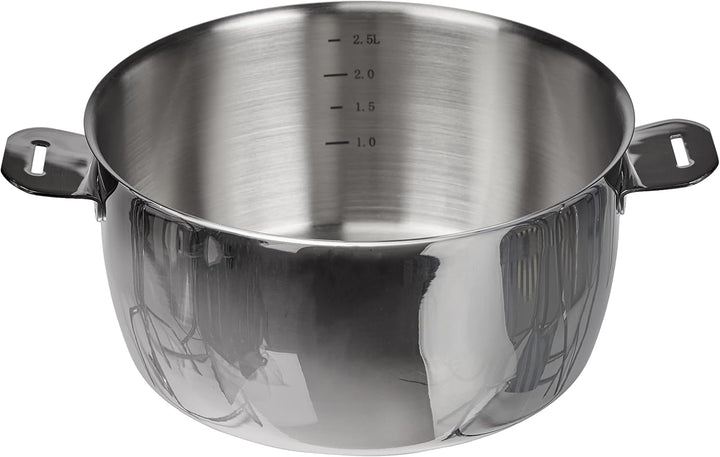 Kitchenfun Stielkasserolle, Edelstahl, Stahlgrau, 20 cm ⌀14/ ⌀16/ ⌀18/ ⌀20 cm, ⌀14/ ⌀1