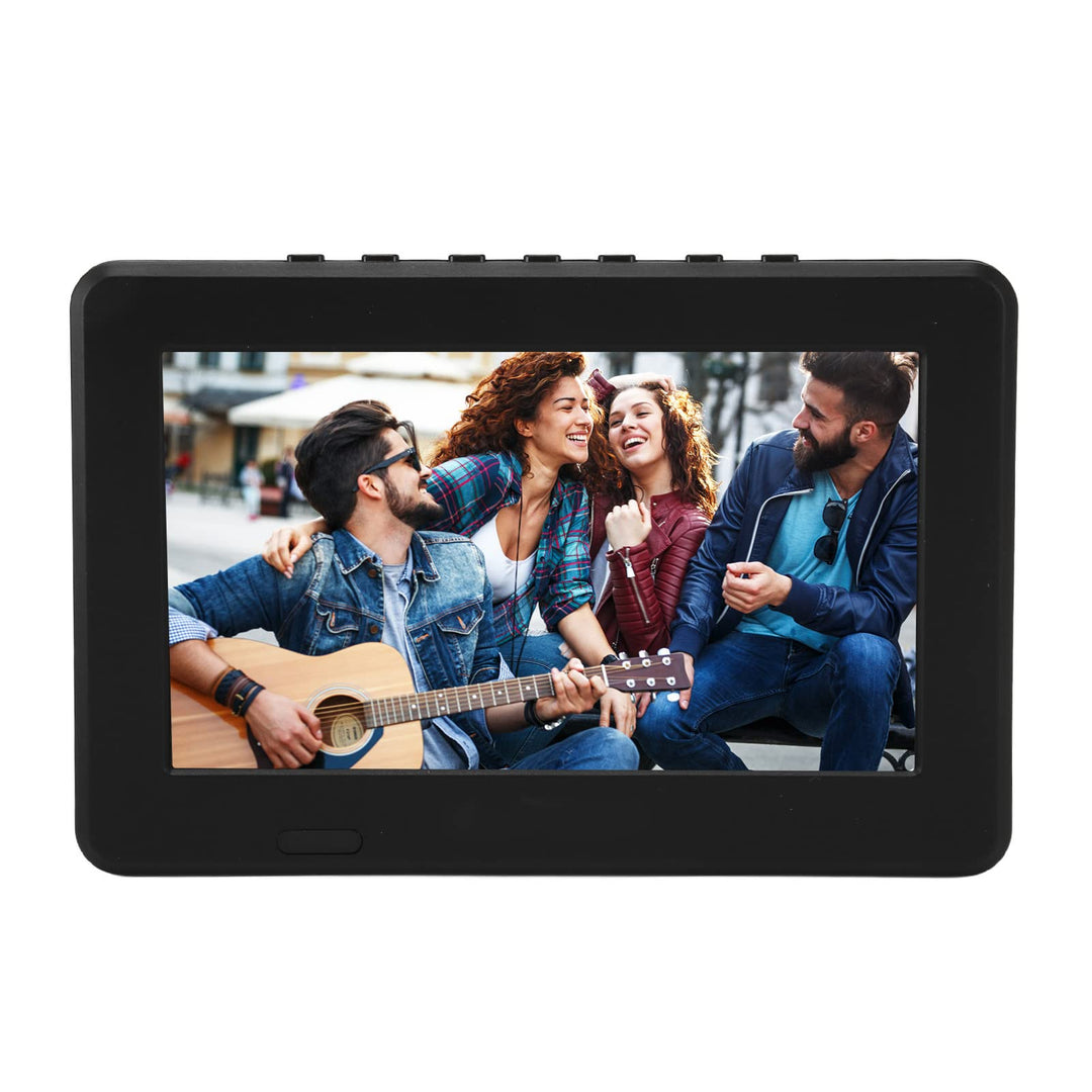 Tragbarer 7 Zoll Fernseher, TFT LED Bildschirm, Digitaler Fernseher für Auto, Wohnwagen, Camping, Wi