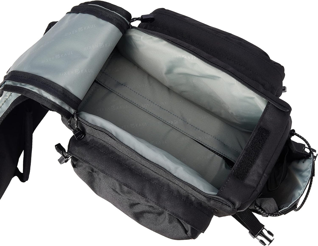 KLICKfix Farradtasche Rackpack 1 für Racktime Gepäckträgertasche, Schwarz, 35 x 28 x 22 cm Single, S