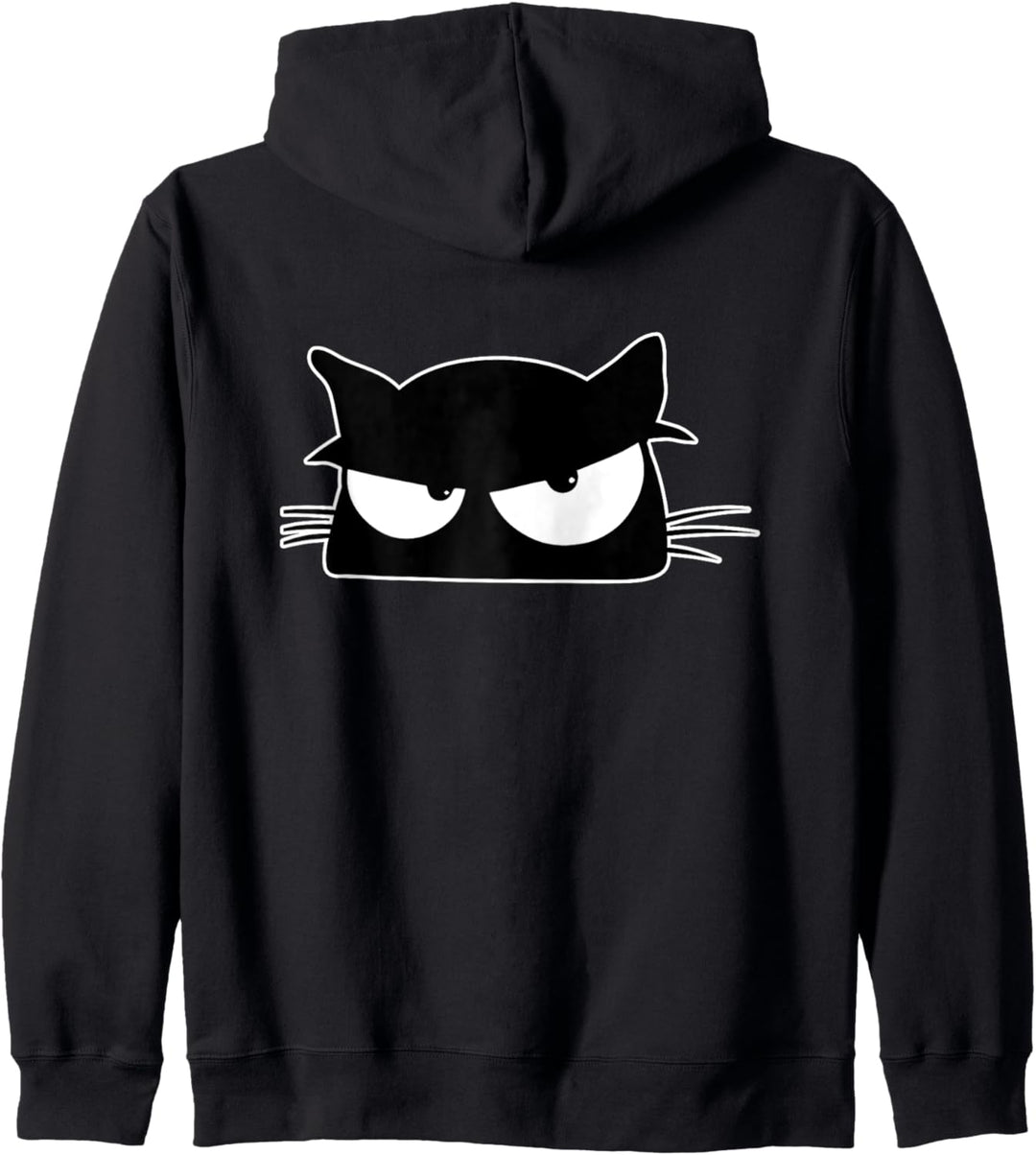 Die schwarze Katze Pausenjacke - Schau mir in die Augen Kapuzenjacke