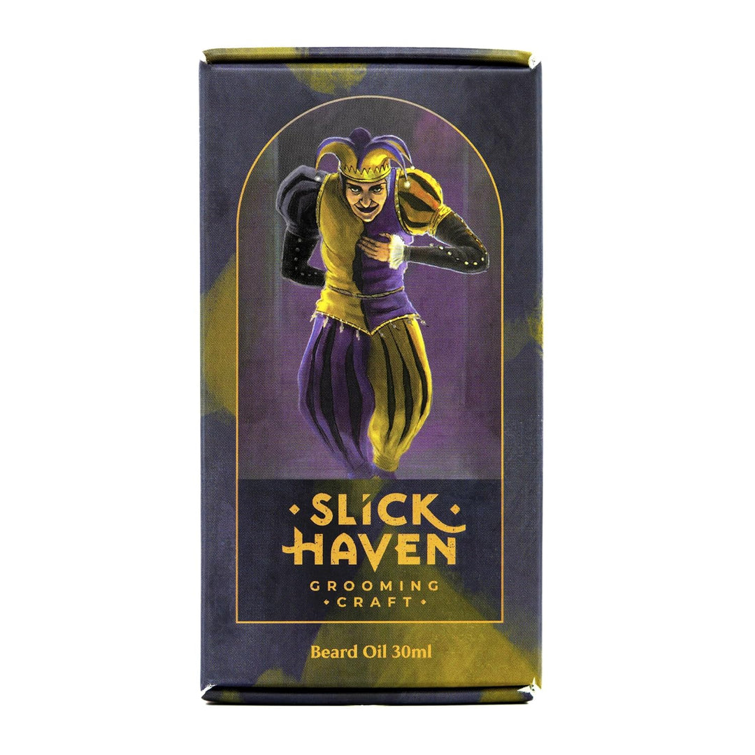 Royal Jester Bartöl 10ml / 30ml – zitrisch-würziger Duft mit Vanille – Handgefertigte Qualität, feuc