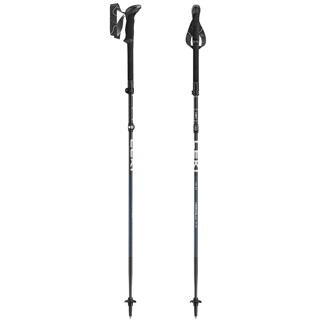 LEKI Makalu FX TA Wanderstöcke Damen & Herren | faltbare Trekkingstöcke aus Aluminium (100-130cm) mi
