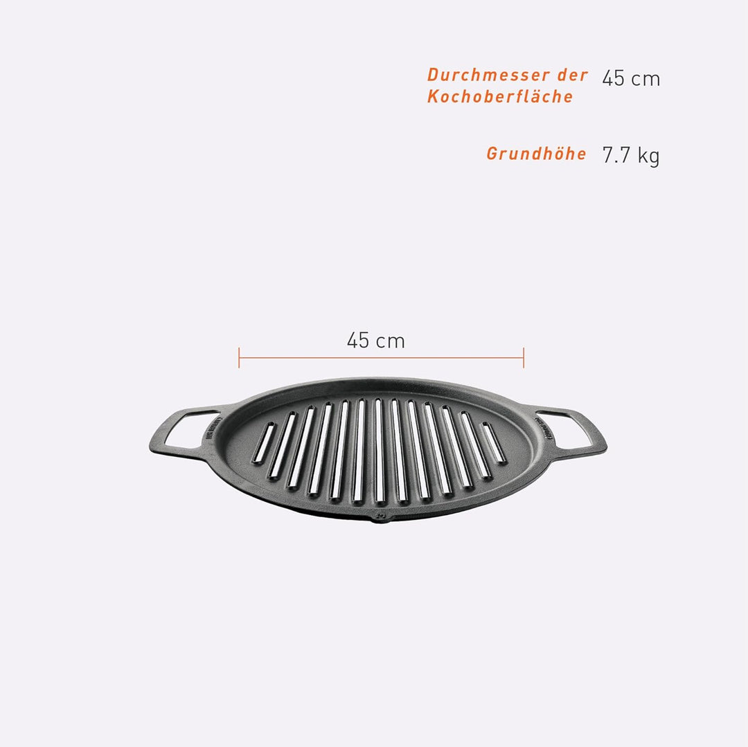 Solo Stove Gusseisen-Grillrost für Feuerschale Bonfire und Yukon | Grillplatte für Feuerstelle, Umba