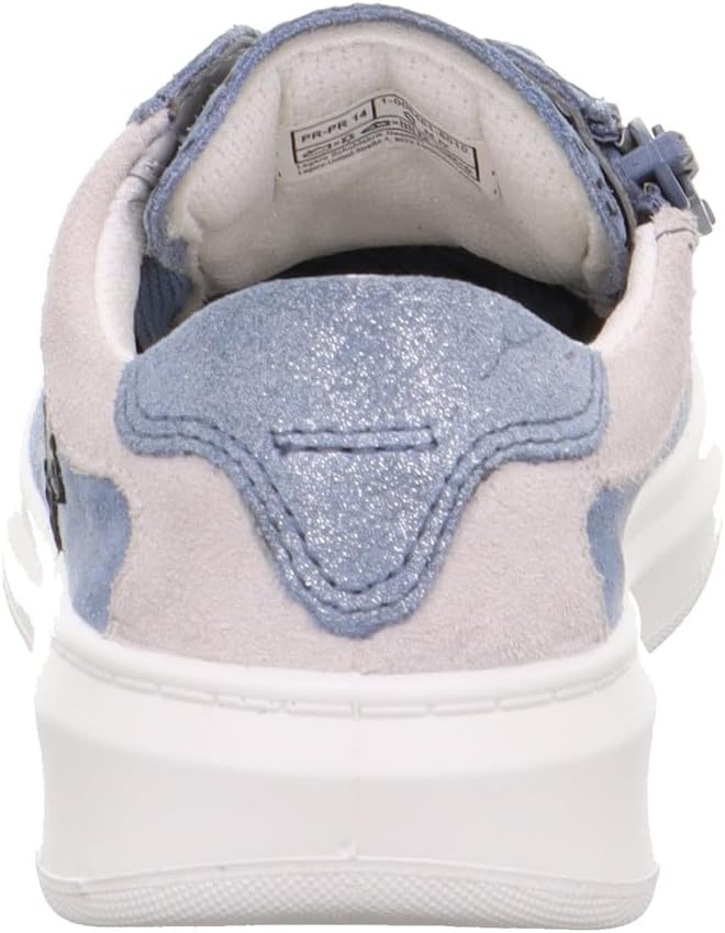 Superfit Mädchen Cosmo Sneaker 27 EU Blau Weiss 8010, 27 EU Blau Weiss 8010