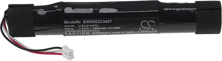 vhbw Akku kompatibel mit Sony SRS-X7, SRS-BTX300 Lautsprecher Boxen Speaker (2600 mAh, 7,4 V, Li-Ion