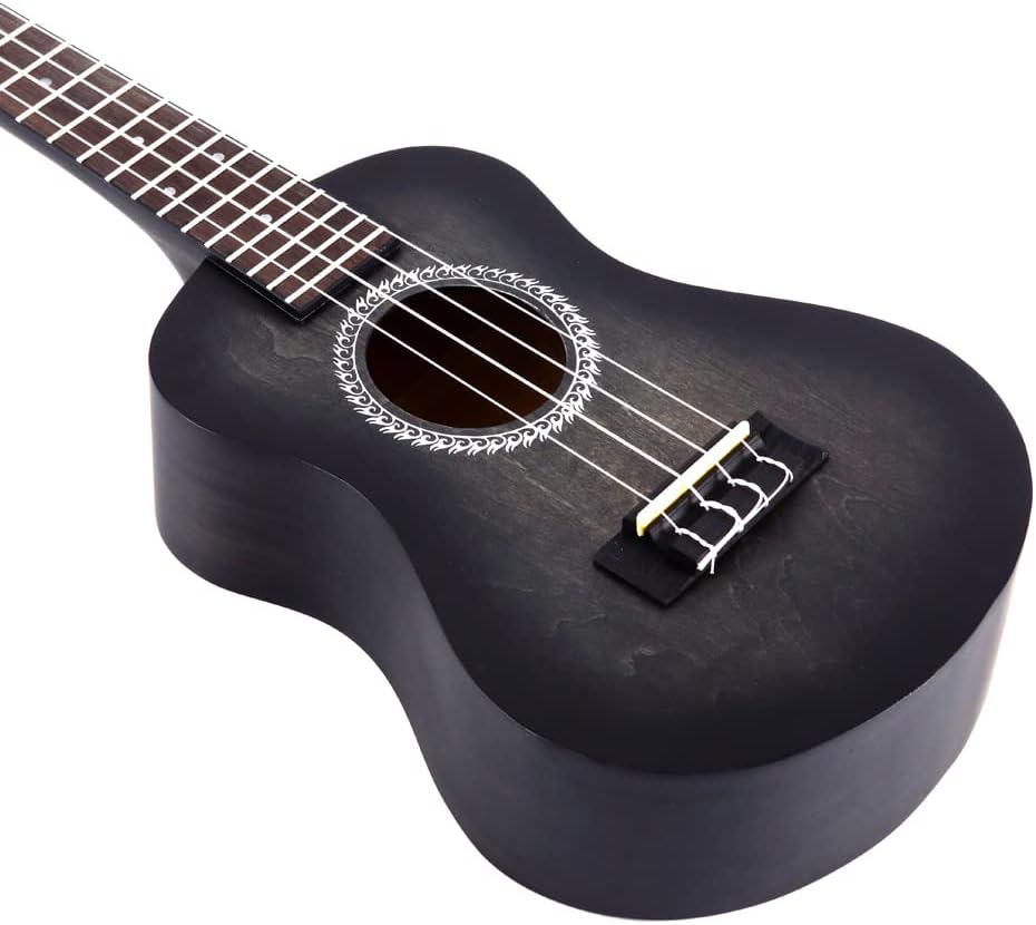 Winzz 23" Ukulele Konzert Anfänger Set Kinder Erwachsene, Einzigartiges Farbdesign, mit Tasche, Stim