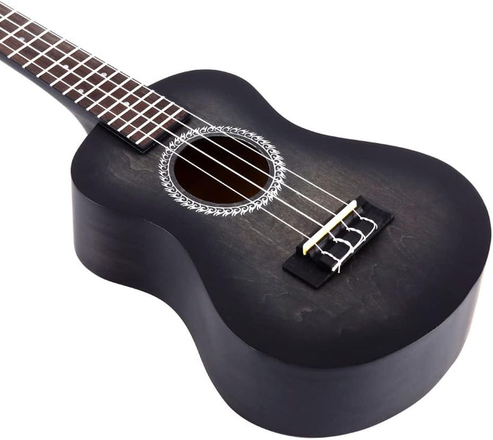 Winzz 23" Ukulele Konzert Anfänger Set Kinder Erwachsene, Einzigartiges Farbdesign, mit Tasche, Stim