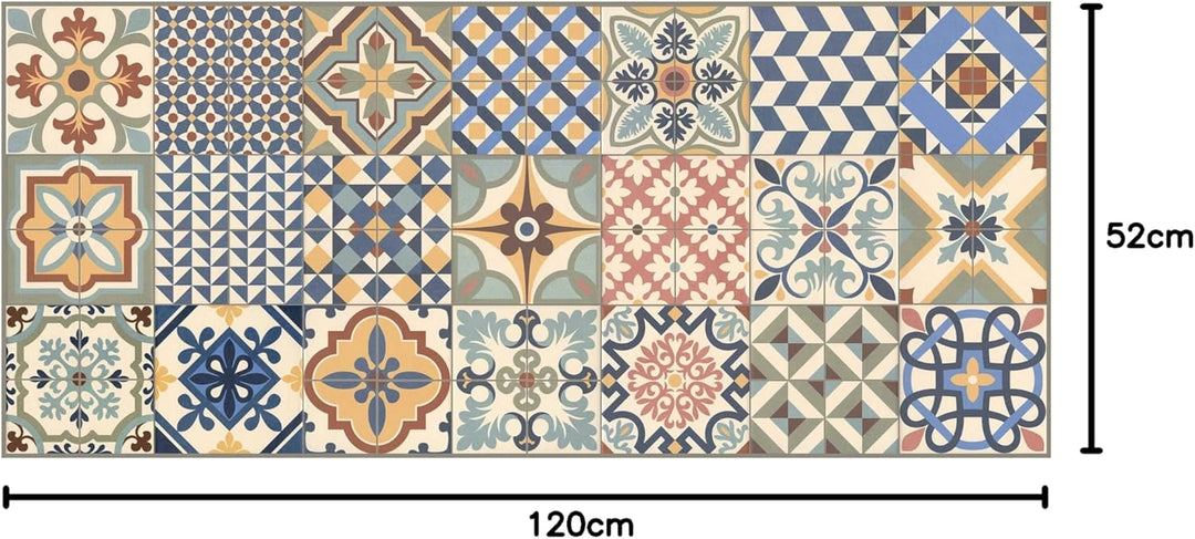 vilber, Vinylteppich, Toledo DU 01 52 X 120 x 0.22 cm Mehrfarbig-01 52 x 120 x 0.22 cm, Mehrfarbig-0
