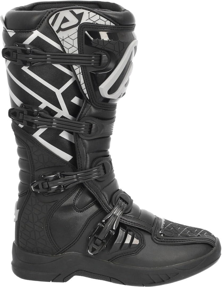 Acerbis Herren X-Team Stiefel 43 EU Schwarz, 43 EU Schwarz