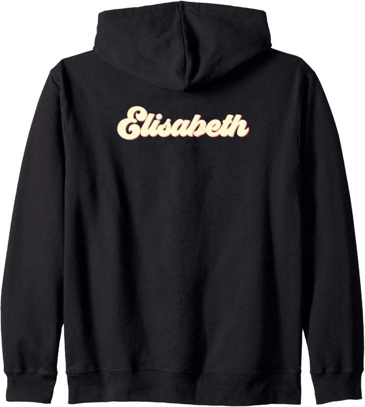 Elisabeth Retro Vintage Vornamen Namen Kapuzenjacke