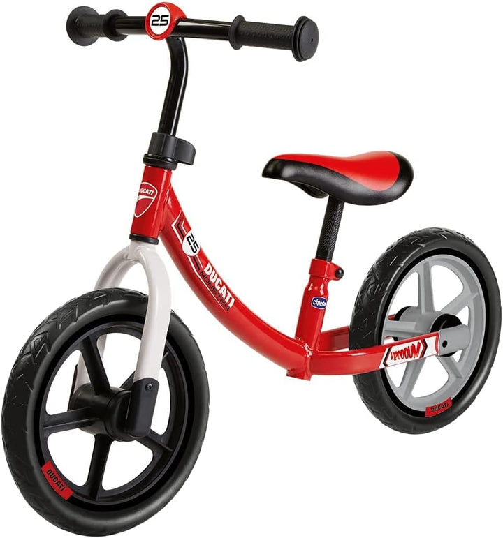 Chicco Ducati Balance Bike+ für Kinder 2-5 Jahre, Kinder Laufrad fürs Gleichgewicht, mit höhenverste