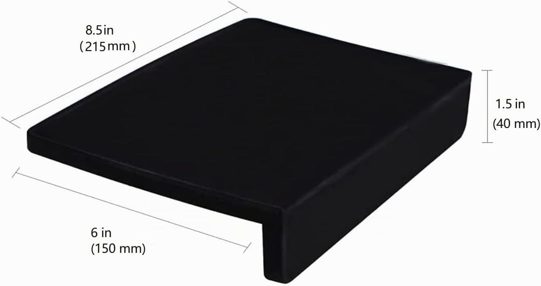 MiiCoffee Espresso-Tampermatte, schwarzes Silikon-Pad in Lebensmittelqualität, 20x15 cm, Kaffee-Tamp