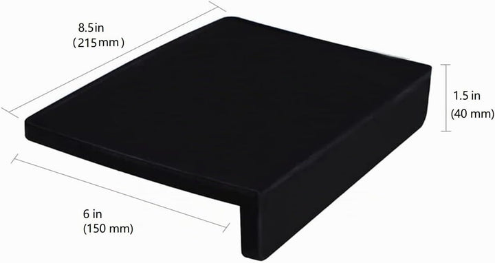 MiiCoffee Espresso-Tampermatte, schwarzes Silikon-Pad in Lebensmittelqualität, 20x15 cm, Kaffee-Tamp