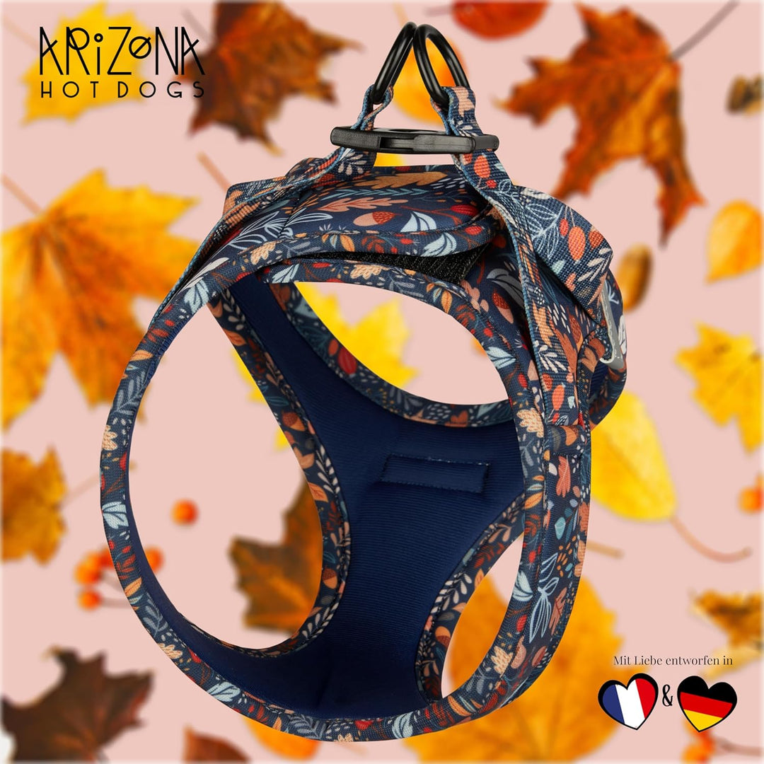 Hundegeschirr Step-In Neopren | Arizona Hotdogs Geschirr Fall in Love | XS Fall in Love XS, Fall in