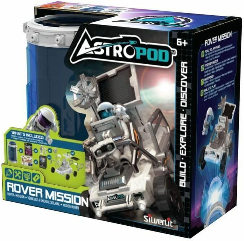 SILVERLIT - Astropod - Das Solarenergiefahrzeug - Thema Universum und Raum - Konstruktion und Erfahr