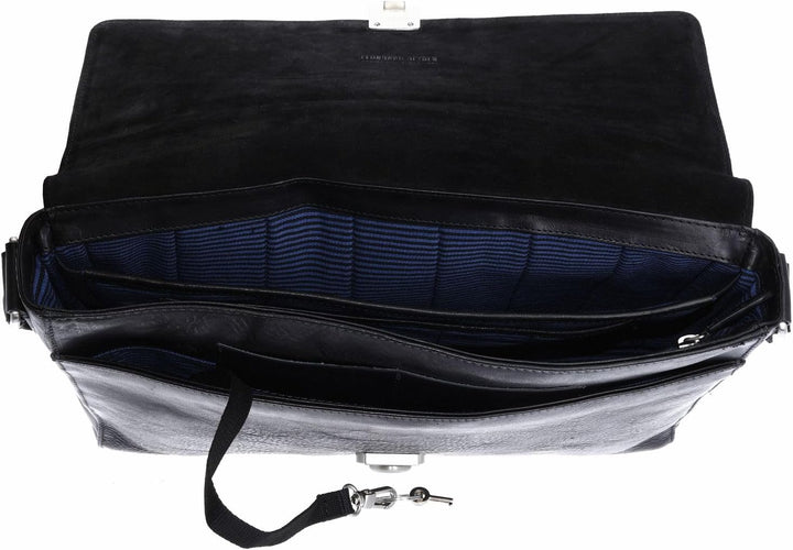 Leonhard Heyden Bergamo Messenger Bag L Black