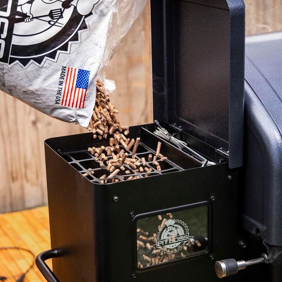 Pit Boss Holzpellets aus natürlichem Hartholz, für Pelletgrills und Smoker, 9 kg Apfel, Apfel