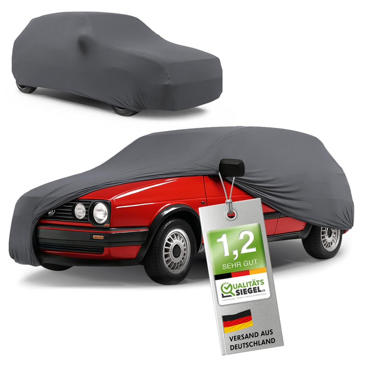 Walser Premium Abdeckung Auto Indoor Stretch Plus Qualitätssieger Sehr Gut* Autoabdeckung Winter Aut