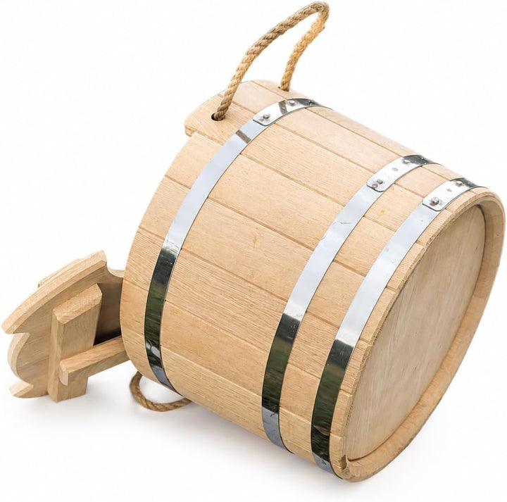 Holz Saunakübel 20 Liter Sauna Eimer Holzeimer Esche Banya Aufgusseimer
