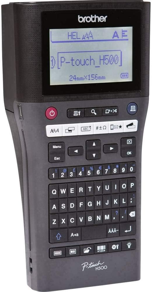 Brother PT-H500 Beschriftungsgerät inklusive USB-Schnittstelle (für 3,5 bis 24 mm breite TZe-Schrift