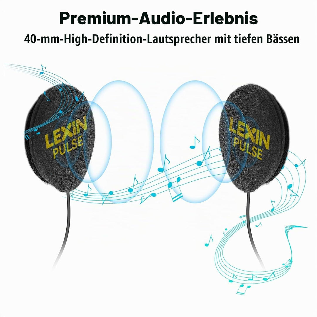 LEXIN Kopfhörer und Mikrofon für MTX Headset
