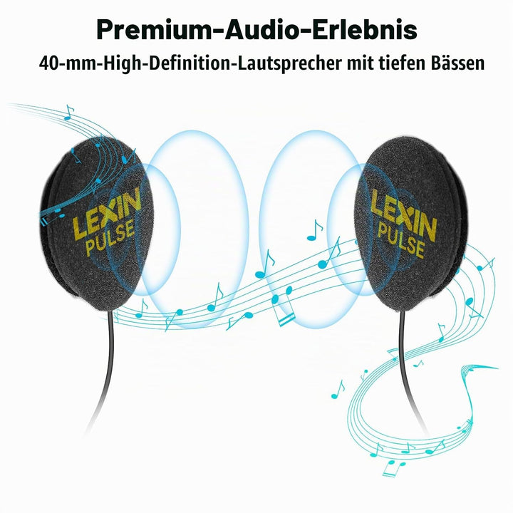 LEXIN Kopfhörer und Mikrofon für MTX Headset