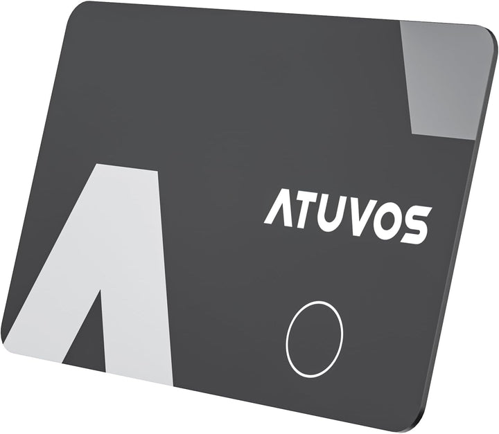 ATUVOS Wallet Tracker Karte Thin 1.6mm, Smart Air Tag Card Kompatibel mit Apple Wo ist? APP (iOS NUR