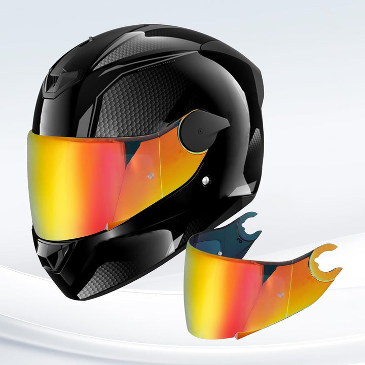 Helmvisier für D Skwal D-Skwal 2 Spartan,Motorradhelm Visier,Motorrad Windschutz Helm Objektiv Visie