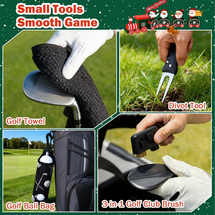 Golf Adventskalender 2025 Männer, Golf Zubehör Weihnachts Geschenk für Erwachsene Papa Jungen Herren