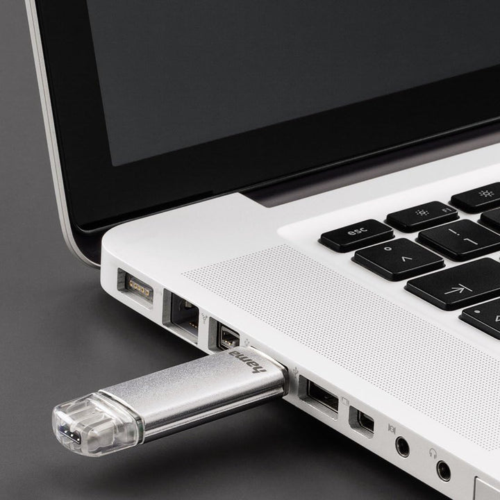 Hama 256GB USB-Speicherstick mit USB 3.2 Gen 1-Type-C (2-in-1 USB-Stick, z.B. für Android Handy, Tab