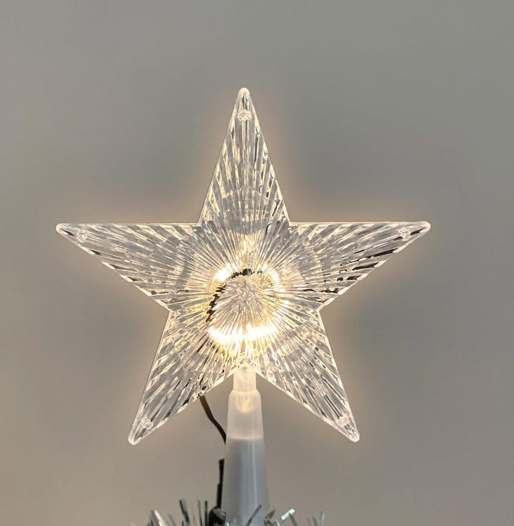 Pop Up Spiral Weihnachtsbaum 150 cm mit 120 LED und Stern Spitze - grün - Künstlicher Tannenbaum war