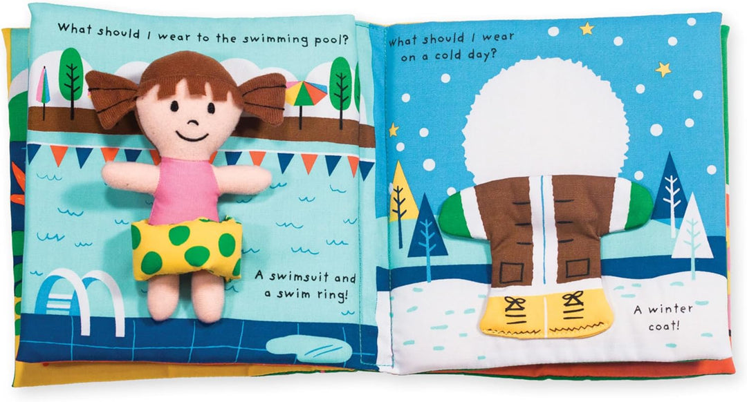 Melissa & Doug Soft Activity Book - What Should I Wear