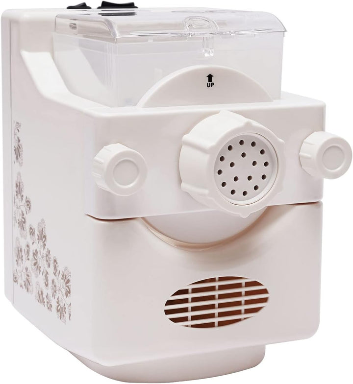 Elektrische Nudelmaschine Vollautomatisch, Nudelmaschinen Spaghettimaschine mit 9 Nudelgitter und 1