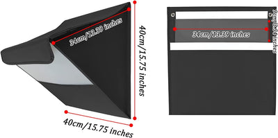 Briefschlitz Abdeckung an der Tür Hängend, Innen Briefkasten Reissfest, Schwarz Postfänger Ohne Schr