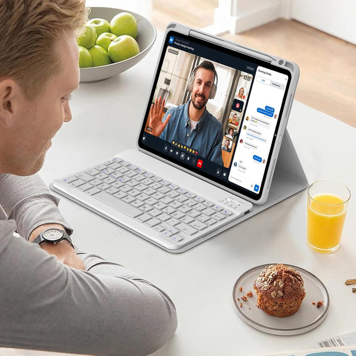 Tastatur für iPad Air 11 (M4 2026/M3 2025/M2 2024)/iPad Pro11/Air 5./4. Gen | Mit Magnetisch Abnehmb