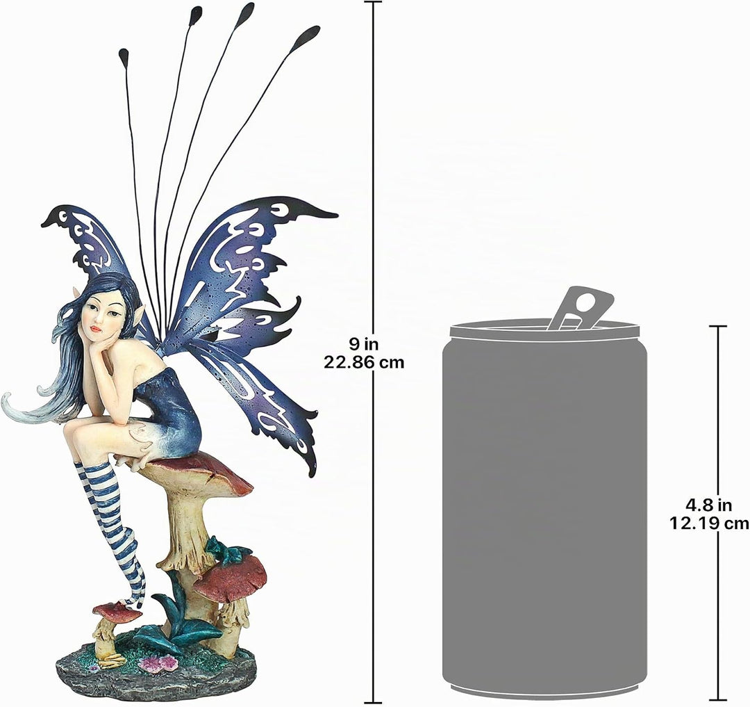 Design Toscano Sapphire, die Pepperwand-Fee, Figur, Sapphire