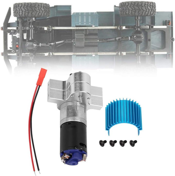 RC Auto Verteilergetriebe, Metalltransferkasten Upgrade RC Zubehör für WPL Henglong C14 C24 B14 B24