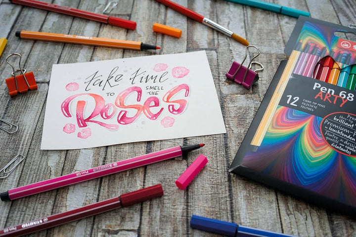 Premium-Filzstift - STABILO Pen 68 - ARTY - 30er Metalletui - mit 30 verschiedenen Farben 30er ARTY