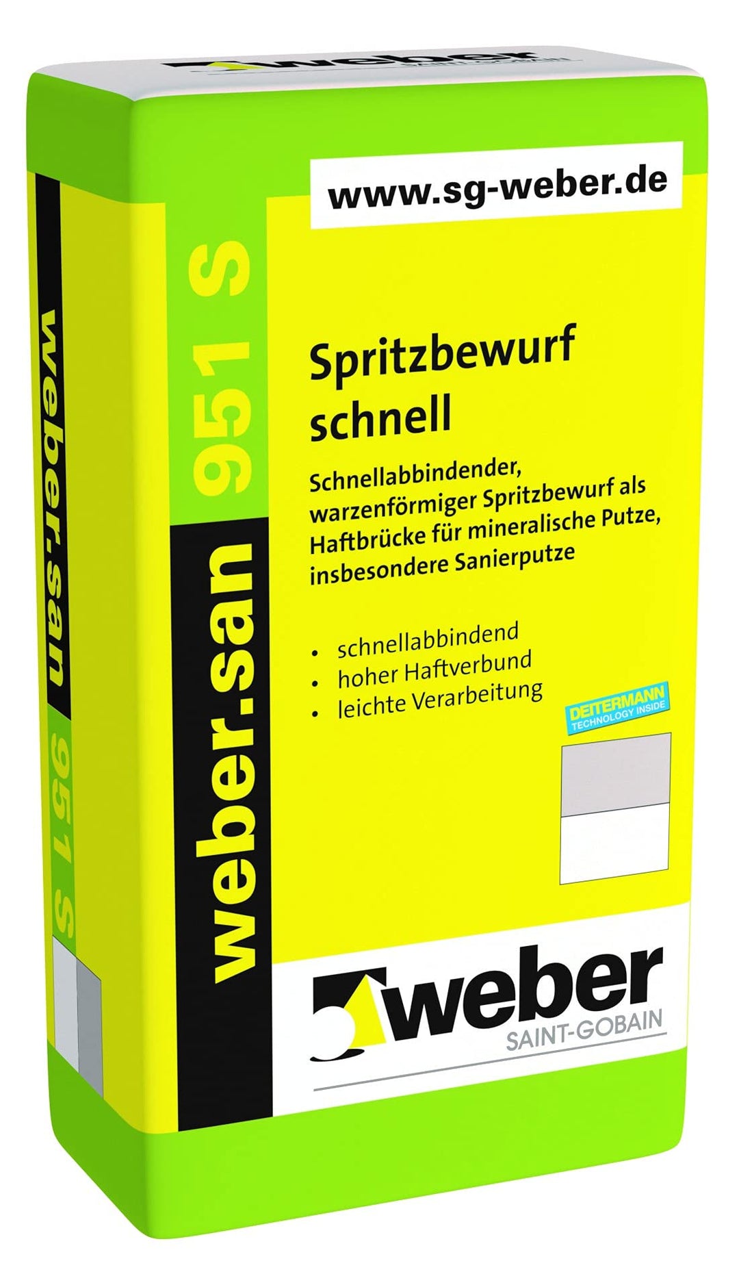 weber.san 951 S, 25kg - Spritzbewurf schnell