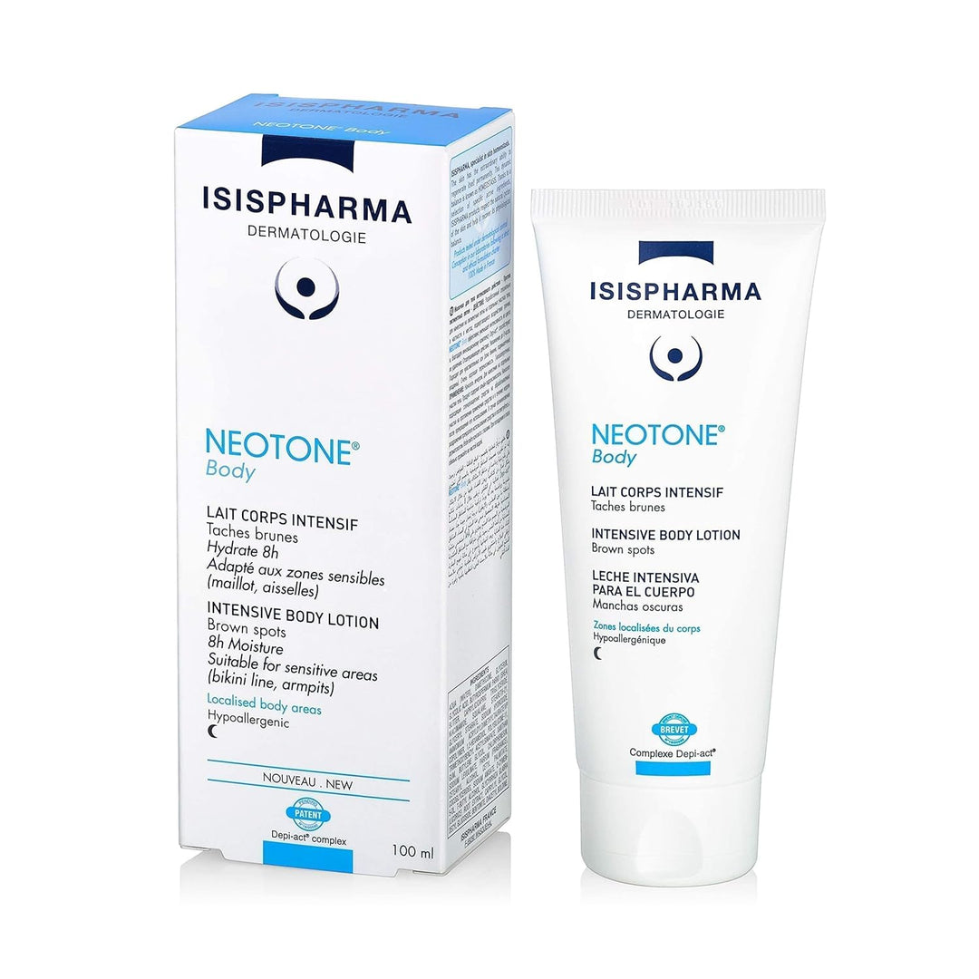Isispharma - Neotone Body Intensiv-Körperlotion Pigmentflecken – Nachtpflege geeignet für empfindlic