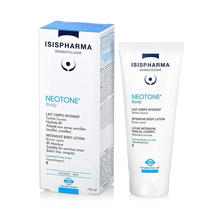 Isispharma - Neotone Body Intensiv-Körperlotion Pigmentflecken – Nachtpflege geeignet für empfindlic