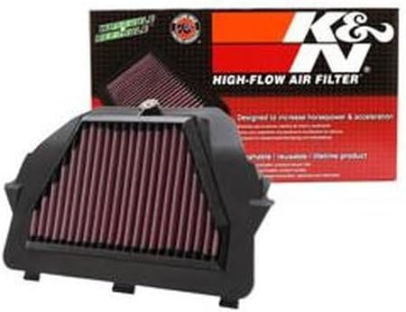 K&N YA-6008 Motorrad K&N Tausch-Luftfilter, Rot