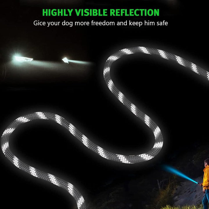 Hands Free Hundeleine für grosse 220cm Seil Crossbody Hundeleine Reflektierend für grosse mittlere k